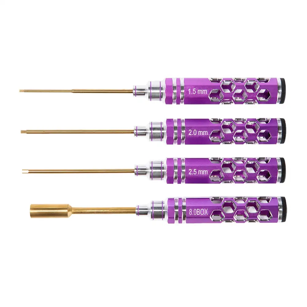 Rc Hobby Electric Screwdriver - Zestaw narzędzi RC 4 PCS Zestaw