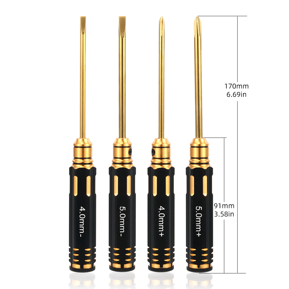 Zestaw 4 szt. tytanowych klucz – Rc Hobby Electric Screwdriver recenzja i cena