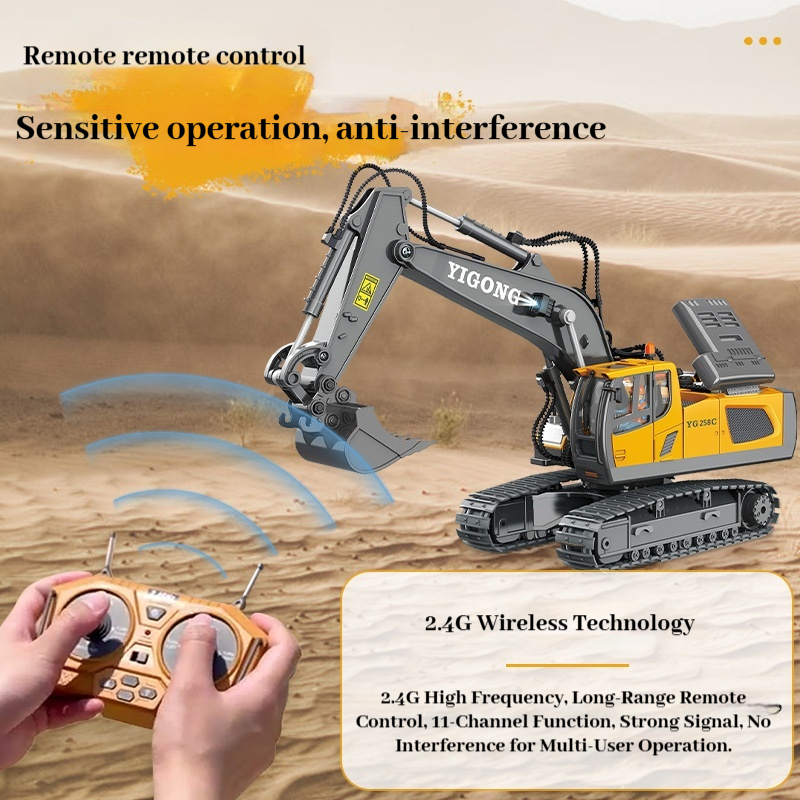 YIGONG Stopowy zdalnie sterowa – Rc Excavator Hobby recenzja i cena
